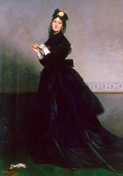 Kvinnen med hansken, 1869