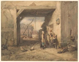 En gårdsplass