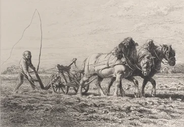 Pløying, 1864.