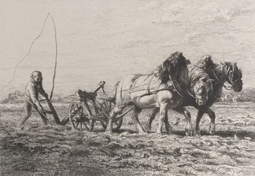 Pløying, 1864.
