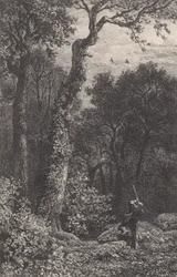 Jakt på en rugde, 1864