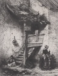Trapper og kvinnekjerning, 1845.