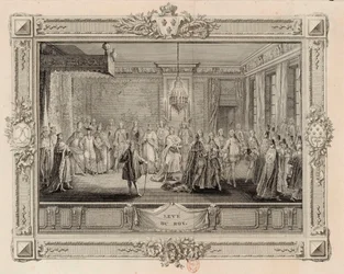 Levé du Roy Dammen til kong Louis XVI, 1774-1775.