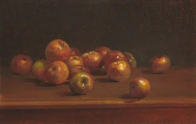 Stilleben med epler, 1886.