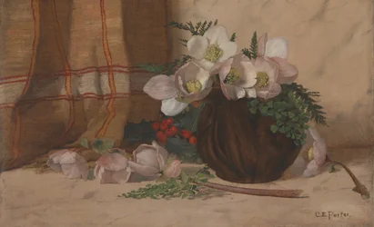 Stilleben med roser, ca. 1885-87.