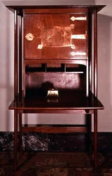 Skrivebord, ca. 1895 (eik)