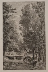 Brook i Val Mondois, ca. 1862.