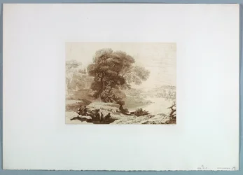 Landskap (etter Claude Lorrain)