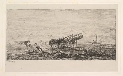 Stranden ved Villerville, 1837-78.