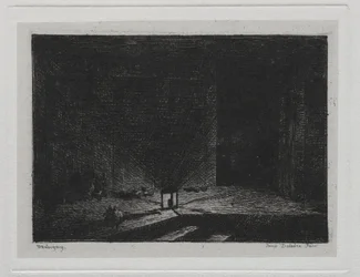 Båtturen: Interiør i et vertshus (The Corridor of an Inn)