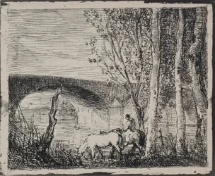 The Bridge, originalt inntrykk 1862, trykt i 1921.
