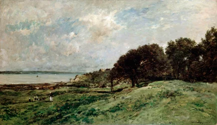 Stranden nær Villerville, 1875.
