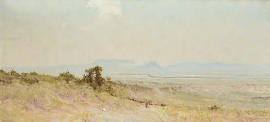 House Mountain on the Llano, ca. 1920 (olje på lerret)