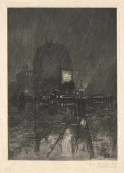 En regnfull natt, Madison Square