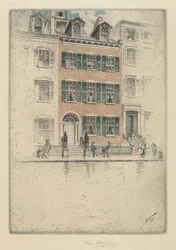 Ericssons hus, Beach Street, 1908.