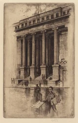 Veranda, Old Custom House, Wall Street