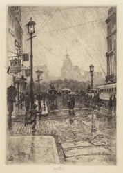 Regnværsdag, Broadway