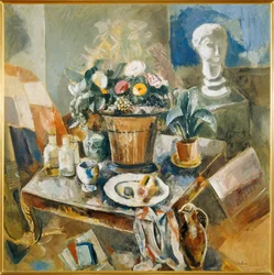 Stilleben med blomsterpotte (maleri)