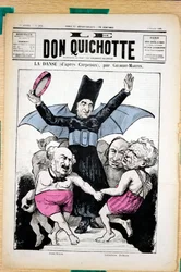 Omslag til ""Le Don Quixote"", nummer 294, Satirical in Colors