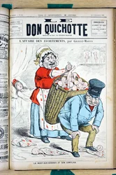 Omslag til ""Le Don Quixote"", nummer 908, Satirical in Colors