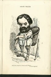 Illustrasjon av Charles Gilbert-Martin (1839-1905) i "" Contemporary Grimaces""