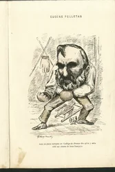 Illustrasjon av Charles Gilbert-Martin (1839-1905) i "" Contemporary Grimaces""