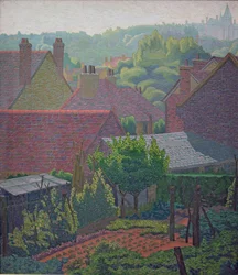 Village Rooftops (olje)