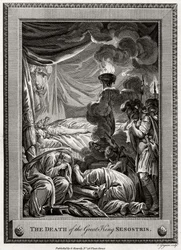 The Death of the Great King Sesostris, Det gamle Egypt, 1775