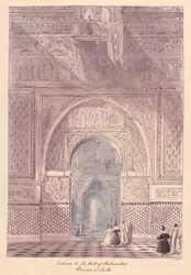 Inngang til Hall of Ambassadors, Alcazar i Sevilla