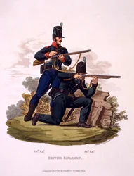 Uniform of British Riflemen (60th og 95th Regiments), fra 