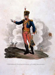 Uniform av en generalmajor av lette dragoner, fra 