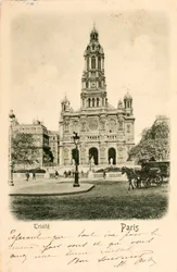 Postkort/Den hellige treenighetskirke/Paris/Seine/Ile de France/Frankrike