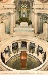 Postkort/Napoleon I-grav/Invalides/Paris/Seine/Ile de France/Frankrike
