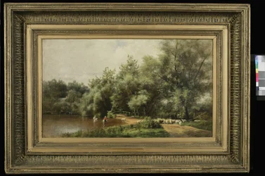 Sauevasking på Long Island, 1874