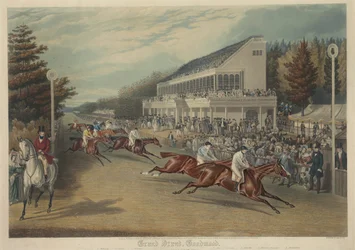 Racing: Grand Stand, Goodwood (kommer inn for Gold Cup-1838)