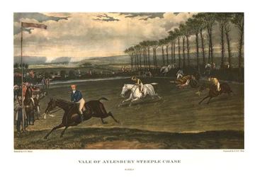 'Vale of Aylesbury Steeple Chase', plate 4, c1836, c1955