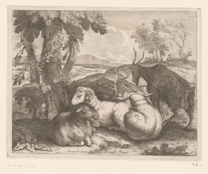 Sauer og geiter under et tre Dyreserie (serietittel)