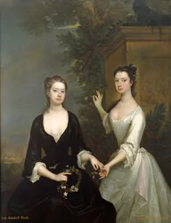 Lady Henrietta og Lady Elizabeth Finch, ca. 1732 (olje på lerret)