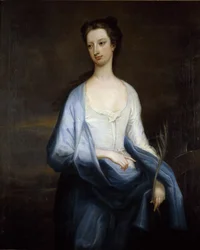 Portrett av Catherine Hoskins, hertuginne av Devonshire, ca. 1718 (olje på lerret)