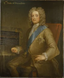 Portrett av William Cavendish, 2nd Duke of Devonshire (olje på lerret)