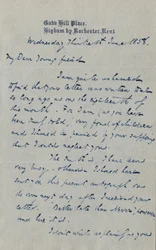 Brev til Francis G. Waugh, 30. juni 1858