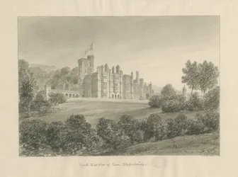 Ilam: sepia-tegning