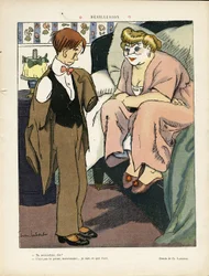 Illustrasjon av Chas-Laborde (1886-1941) i Le Lire, 30.11.12 - Desillusjon - Prostitusjon