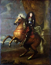 Rytterportrett av Ludvig XIV (1638-1715), ca. 1668