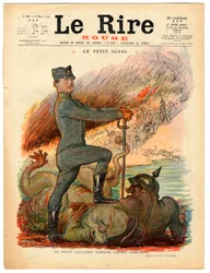 Cover av "" The Red Laughter", Satirical in Colors