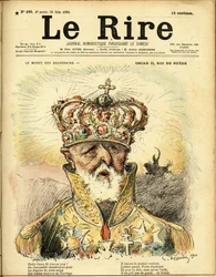 Illustrasjon av Charles Leandre (1862-1934) for omslaget til Le Rire