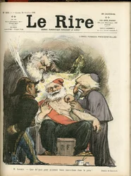 Illustrasjon av Charles Leandre (1862-1934) for omslaget til Le Rire, nr. 415