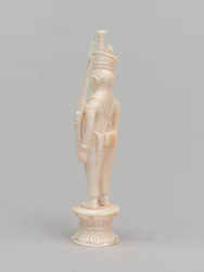 Hvit bonde, sjakkbrikke, India, 1820 ca