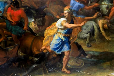 Slaget ved Arbela (detalj)