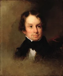 Portrett av Henry Wadsworth Longfellow (1807-82)